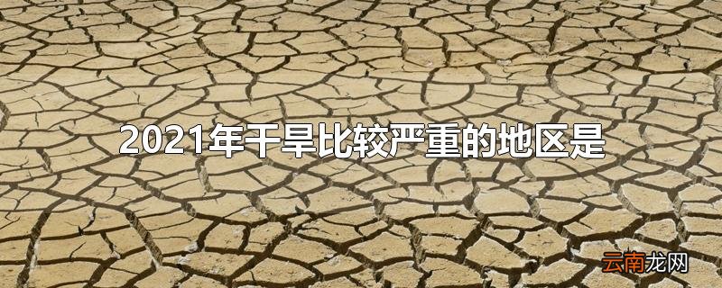 2021年干旱比较严重的地区是