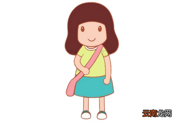 女青年的画法教程及简笔画怎么画步骤教程