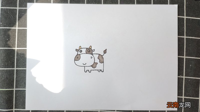 儿童画牛怎么画