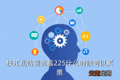 枝江北武昌的高铁，枝江北站到武昌225什么时候可以买票
