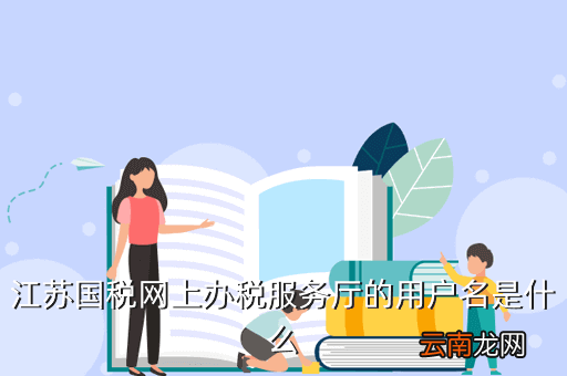 江苏国税网上办税，江苏国税网上办税服务厅的用户名是什么