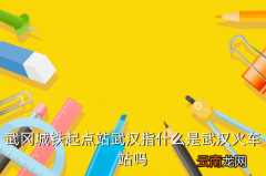 武汉城际高铁是什么，武冈城铁起点站武汉指什么是武汉火车站吗