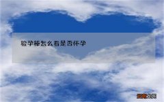 验孕棒怎么看百度百科 验孕棒怎么看是否怀孕 使用验孕棒的注意事项