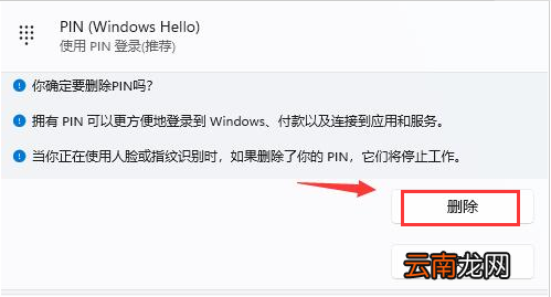 分享Windows11如何删除PIN码