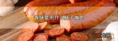 香肠是用什么肠子做的