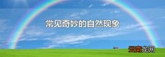 常见奇妙的自然现象
